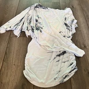 Young fabulous & broke one shoulder top